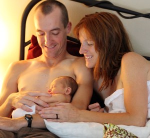 Baby Rowan & Parents at home