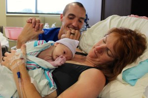 Baby Rowan & parents